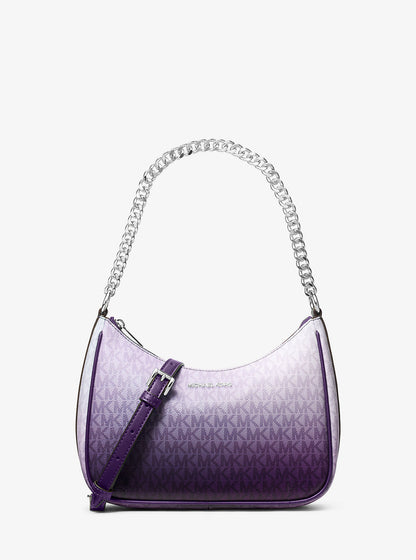 jet set large ombré signature logo pochette