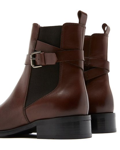 aiden leather bootie