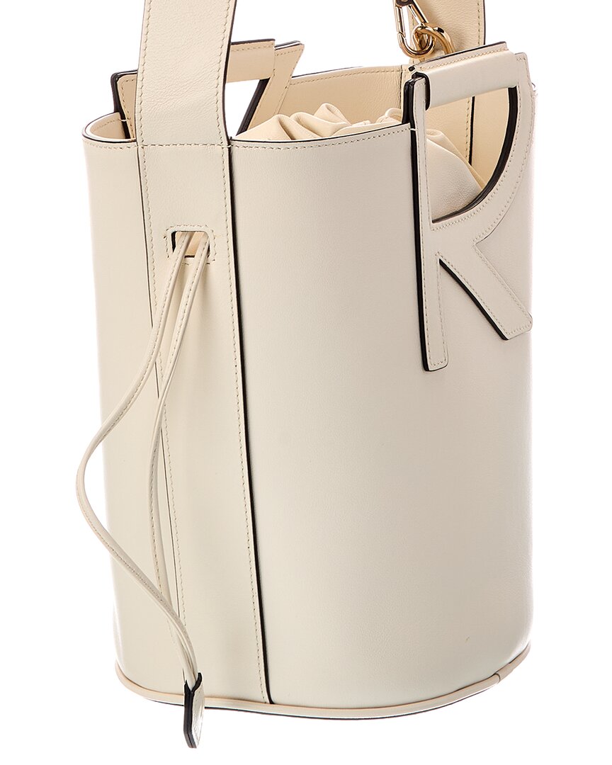 medium leather bucket bag