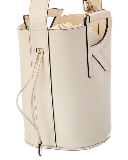 medium leather bucket bag