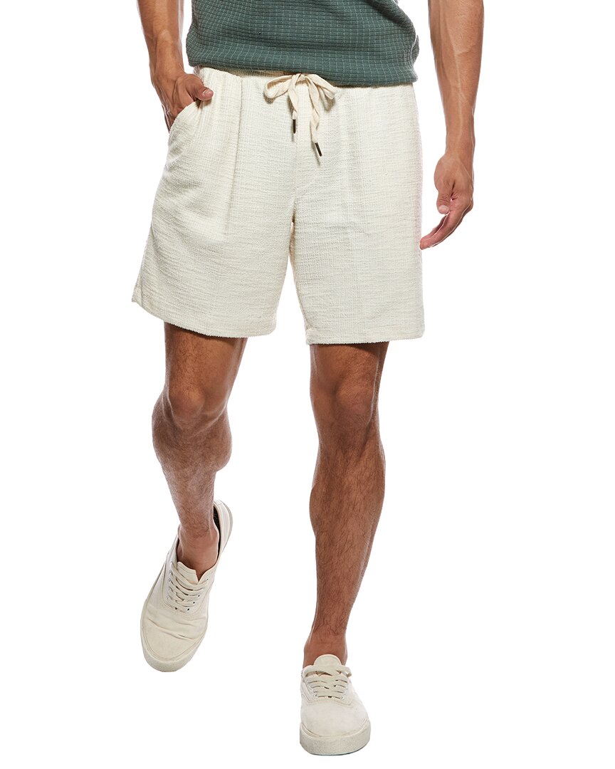 slub textured short