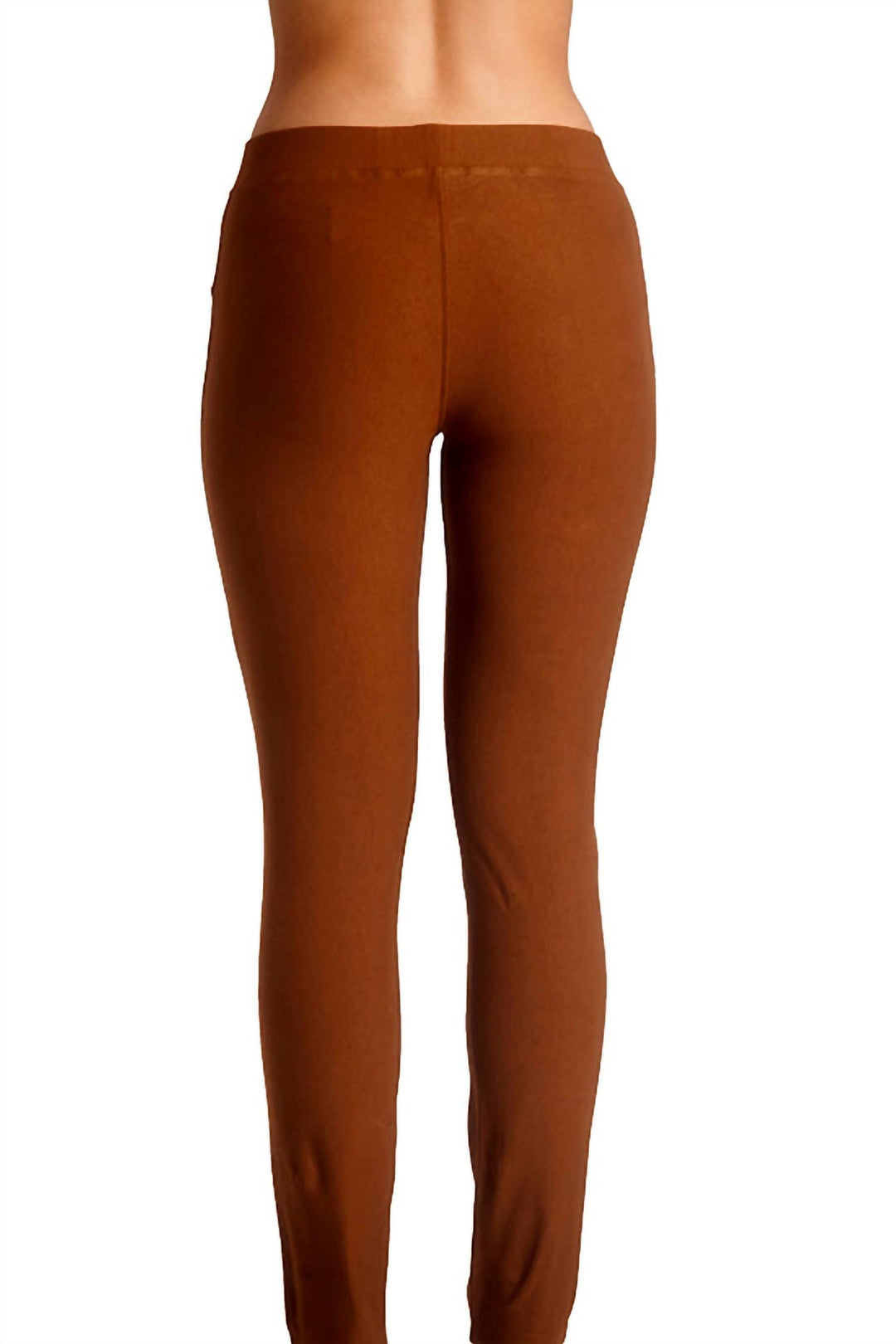 high rise jegging in cognac