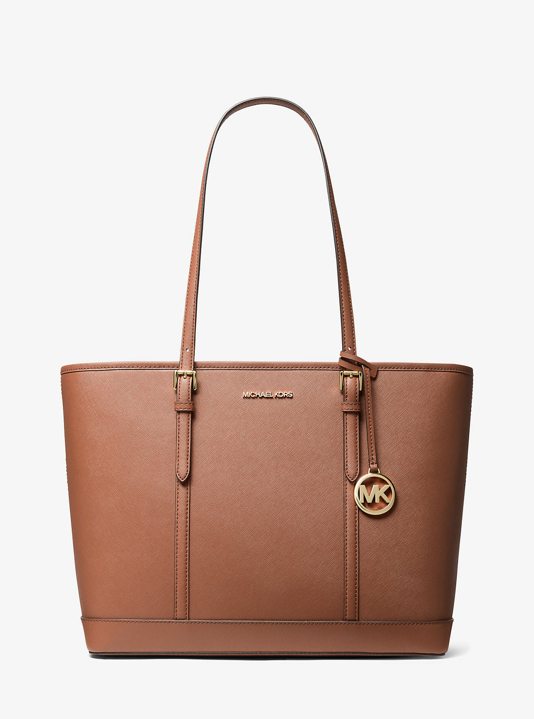 jet set travel large saffiano leather tote bag