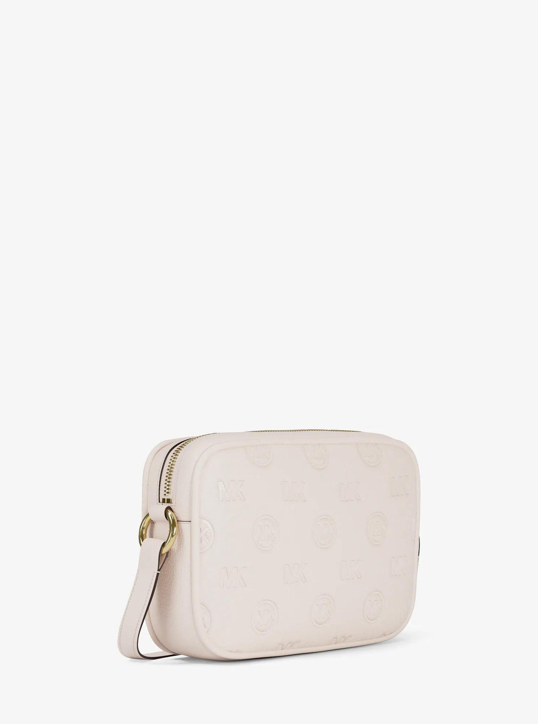 jet set travel large logo debossed camera crossbody bag