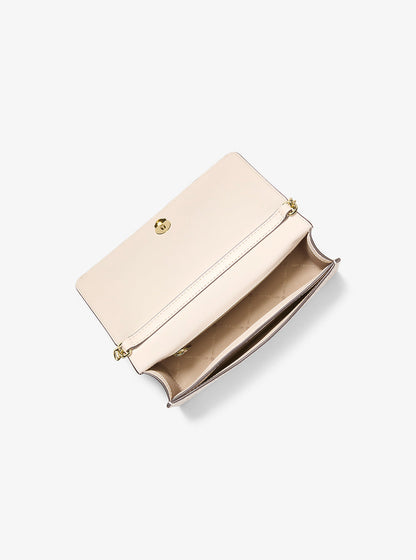 jet set medium signature logo crossbody bag