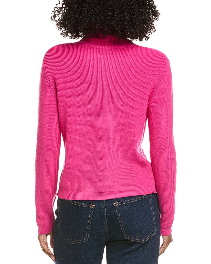 shaker turtleneck cashmere-blend sweater
