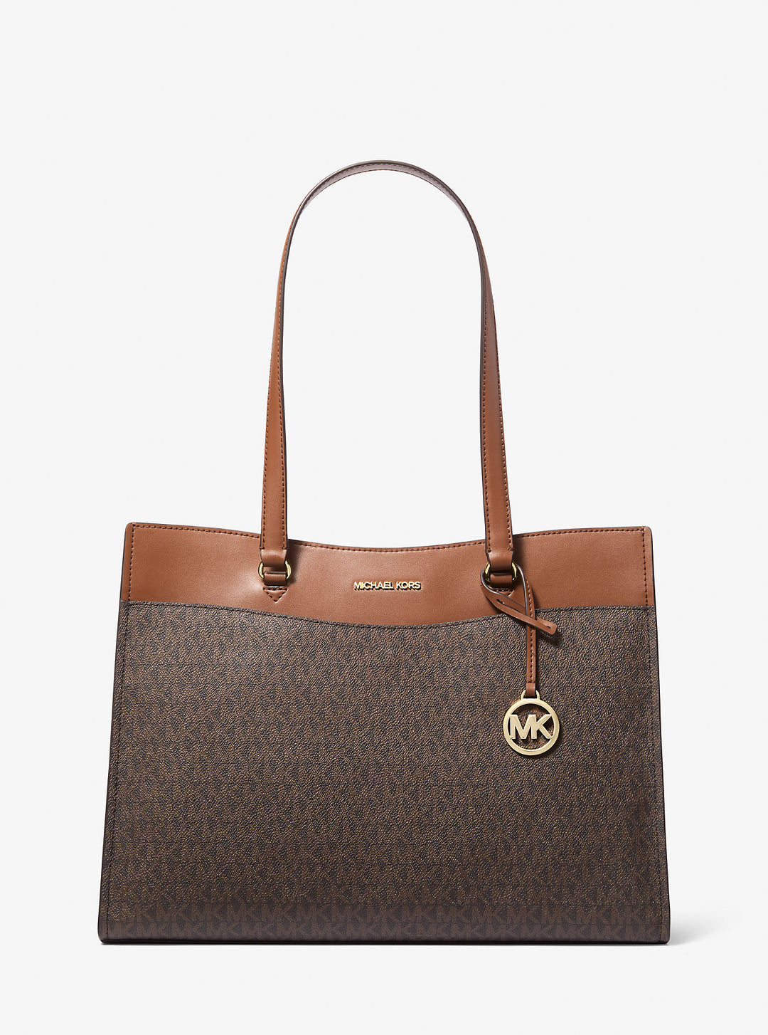 jet set large signature logo tote bag