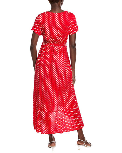 hanna dots maxi dress