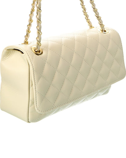 cleo quilted leather shoulder bag