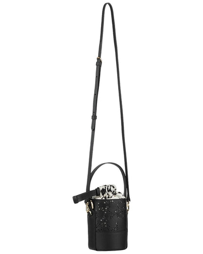 imprint nano unikko leather bucket bag
