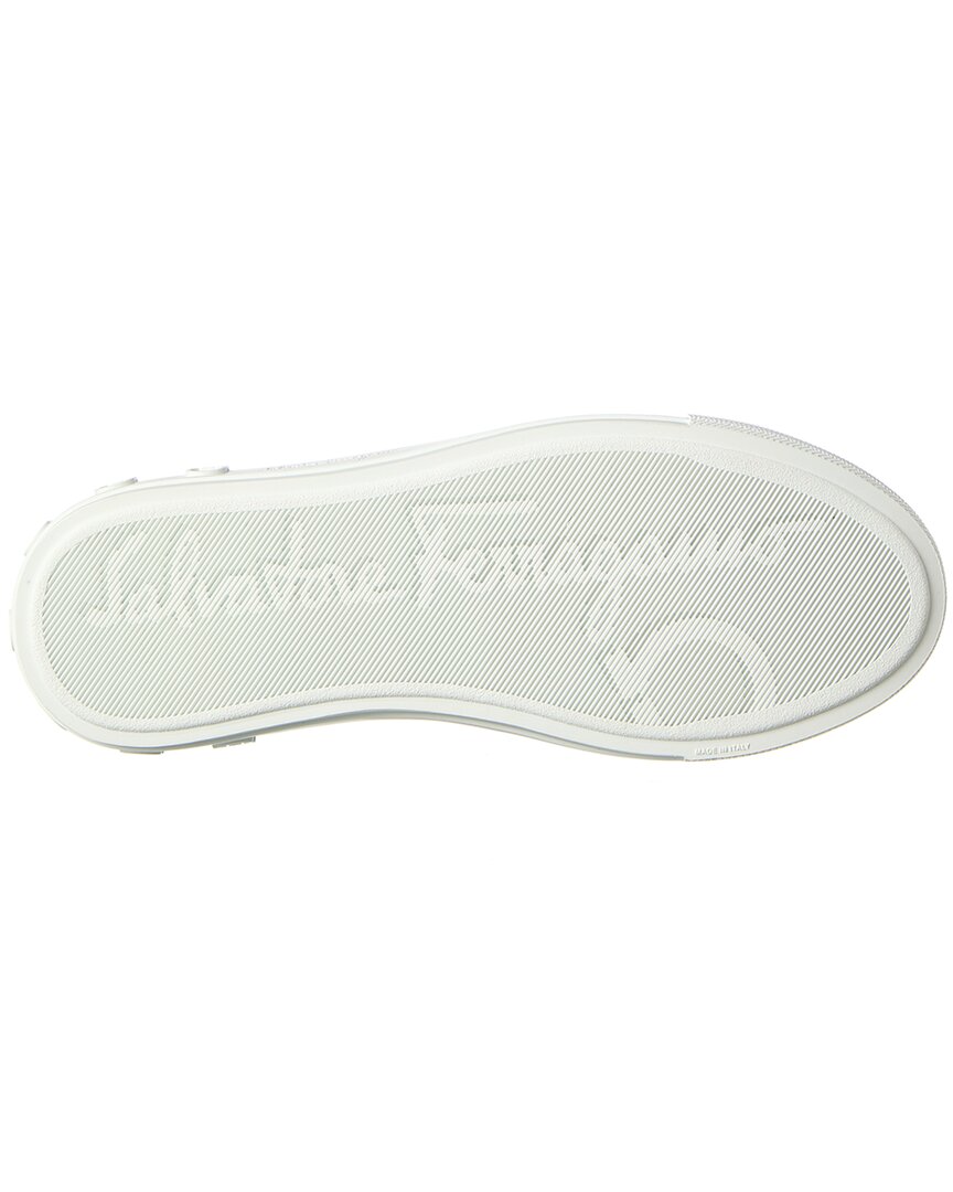 ferragamo mediterr eco canvas sneaker