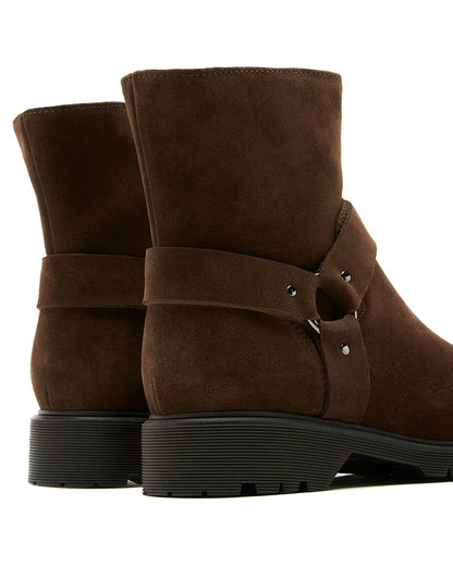 hyatt waterproof suede bootie