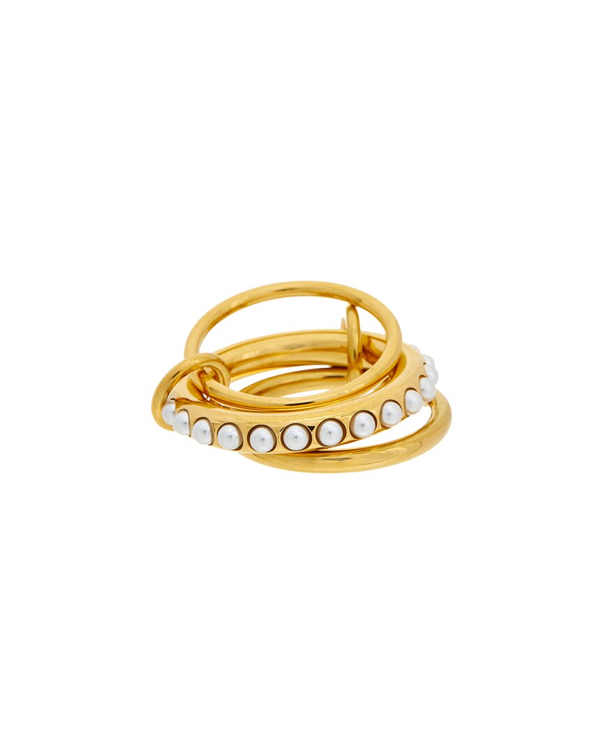 18k plated stainless steel stacking ring