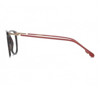 men's 144/v square eyeglasses in red black