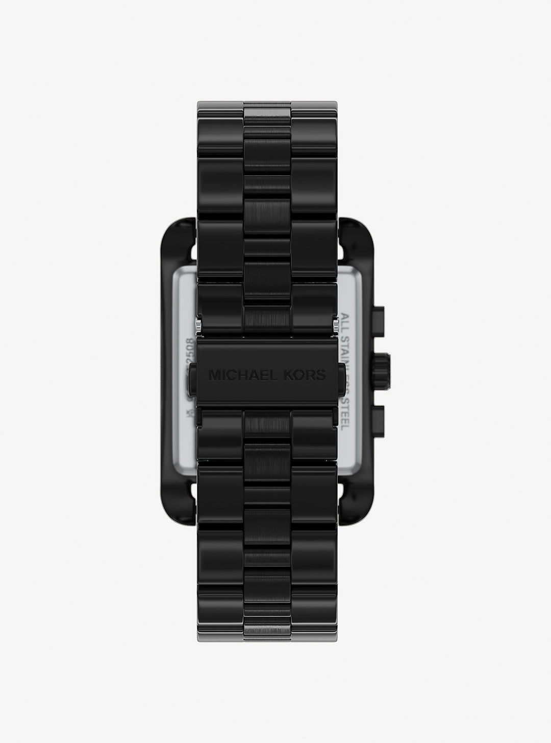 oversized monroe black-tone watch