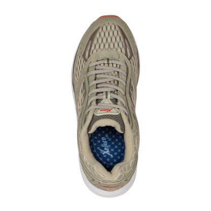 women's genesis xps mesh walking shoes in grey/salmon
