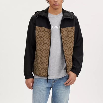 signature full zip windbreaker