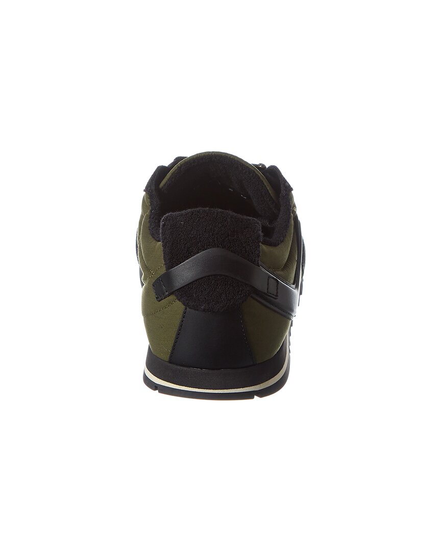 ferragamo resort canvas & suede sneaker