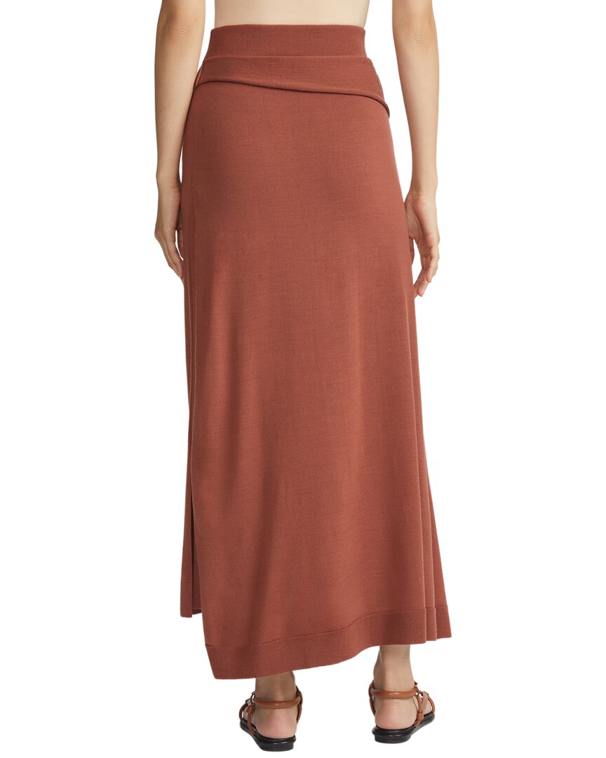 knit pull on wool wrap skirt