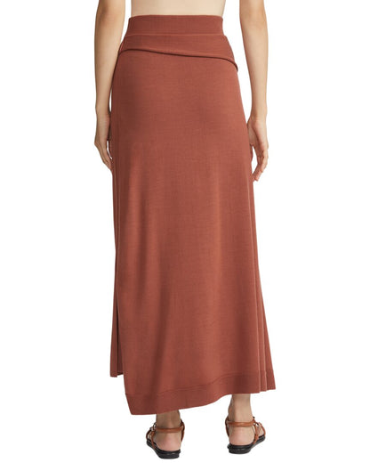 knit pull on wool wrap skirt