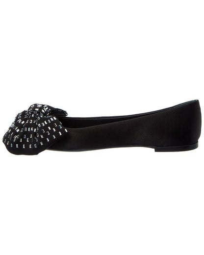 flavia satin flat