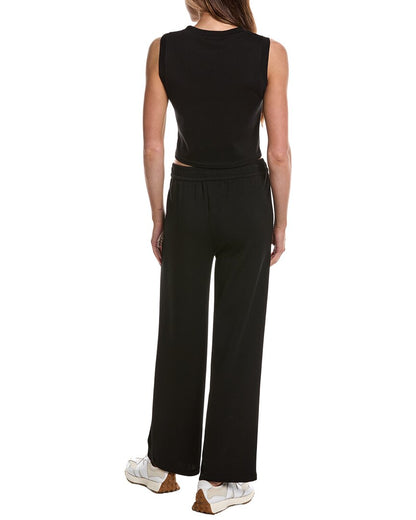 29in 2pc crop tank & wide leg pant lounge set