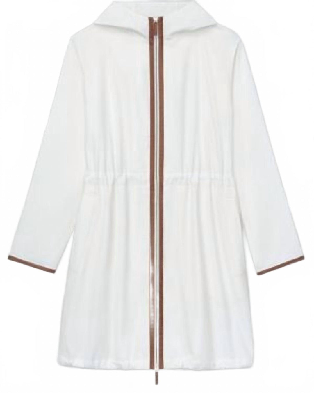 XSmall - white with leather trim