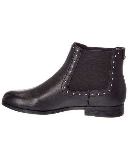 pudded leather boot