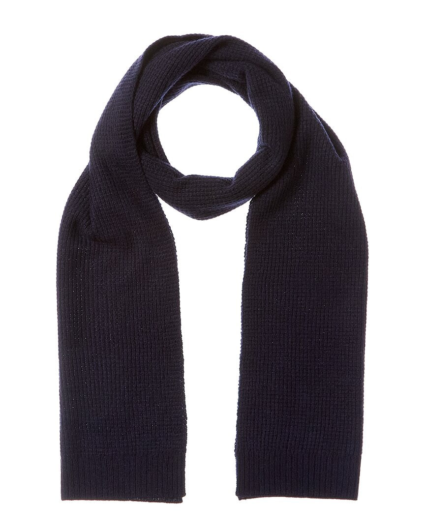 waffle stitch cashmere scarf