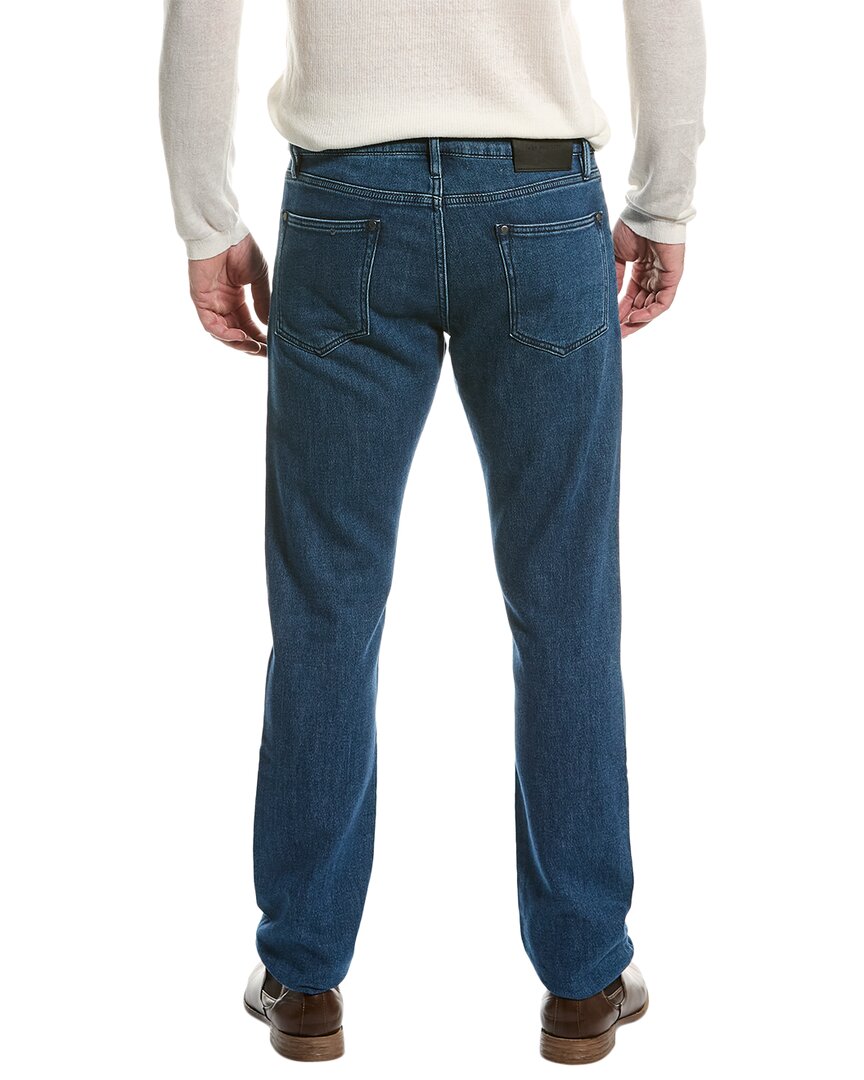 oiled blue slim fit jean