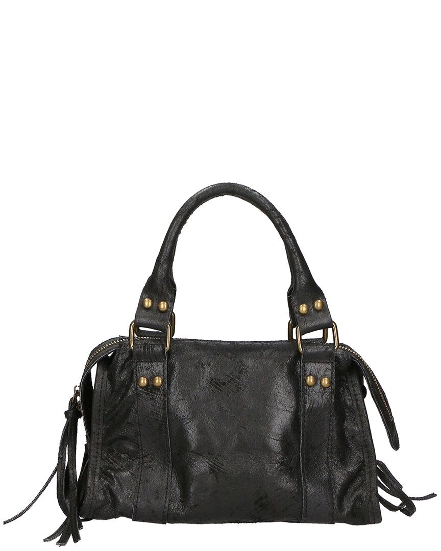 suede satchel