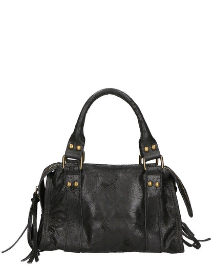 suede satchel