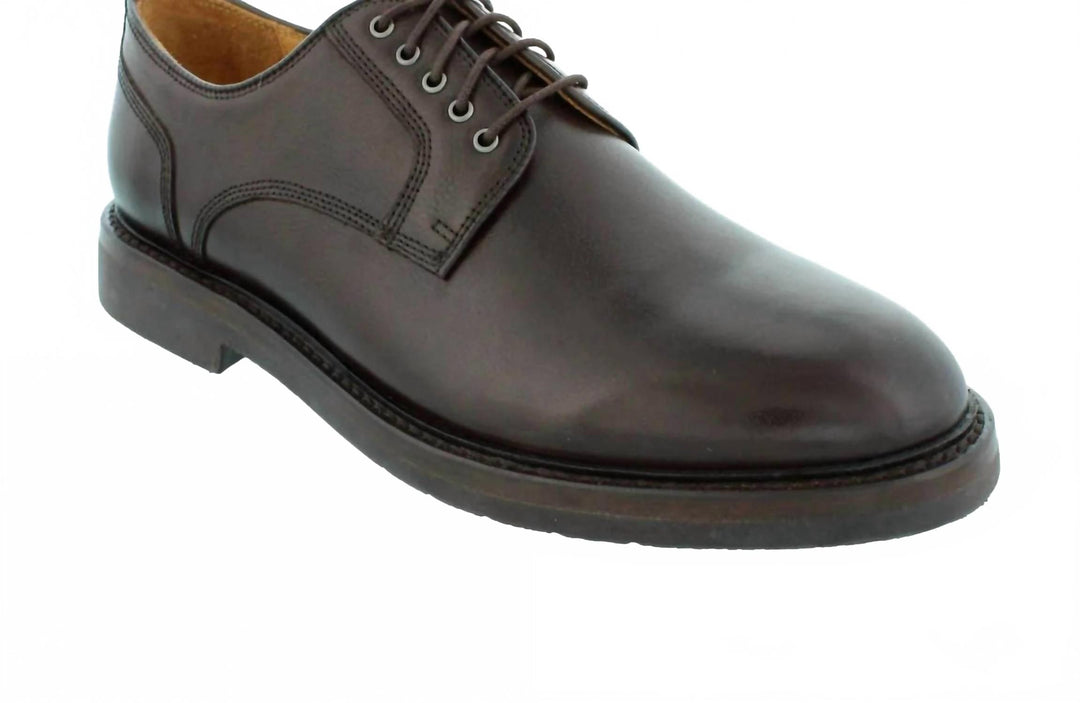 men's alpha leather dress shoe in brown
