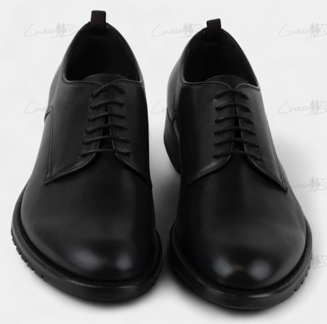 men's democritus leather shoes in black