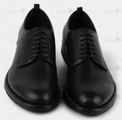 men's democritus leather shoes in black