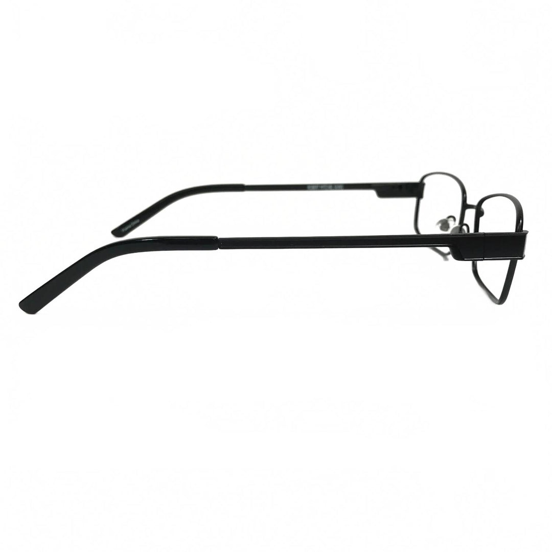 men's rms6005 rectangle eyeglasses in black
