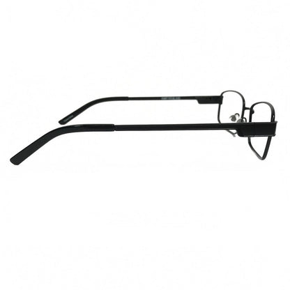 men's rms6005 rectangle eyeglasses in black