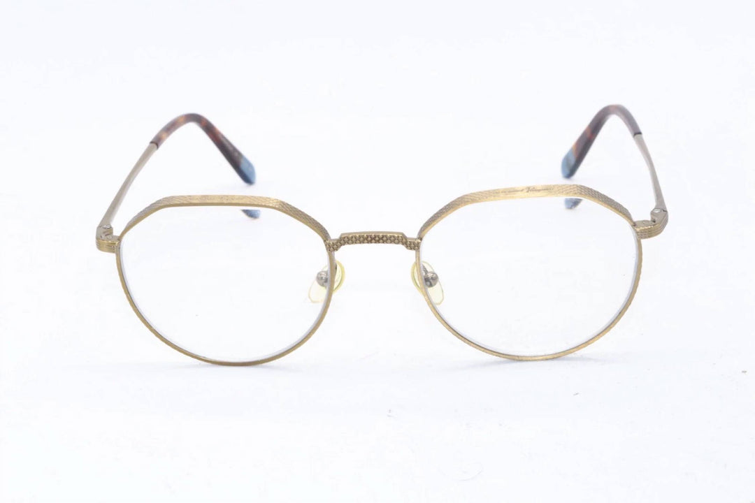 men's the hogan eyeglasses in antique gold