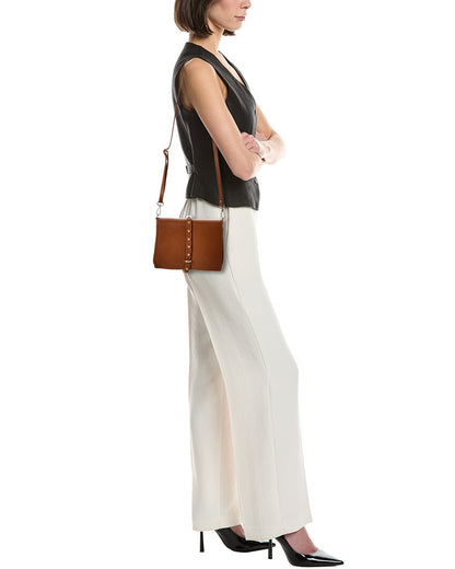 waverly leather clutch