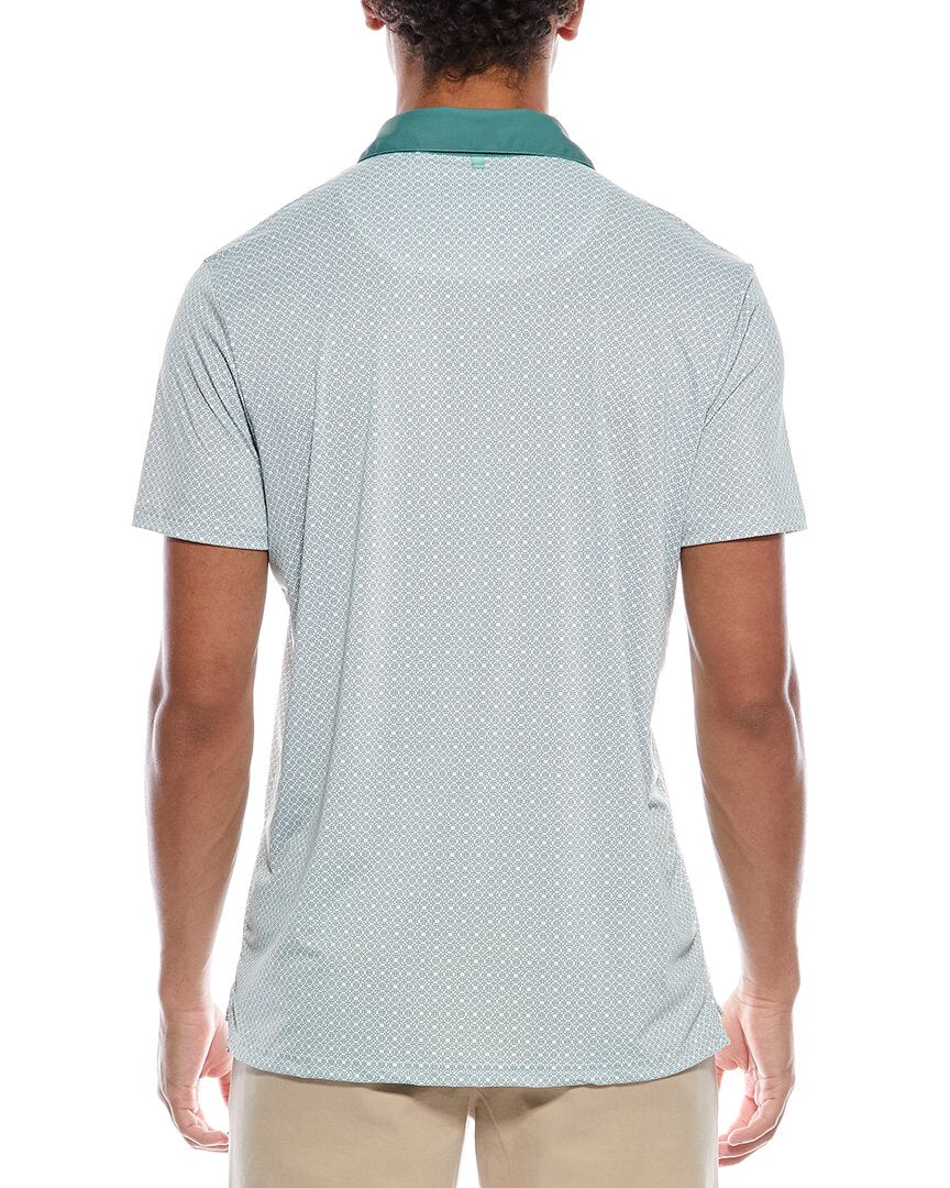 360 movement knit polo shirt