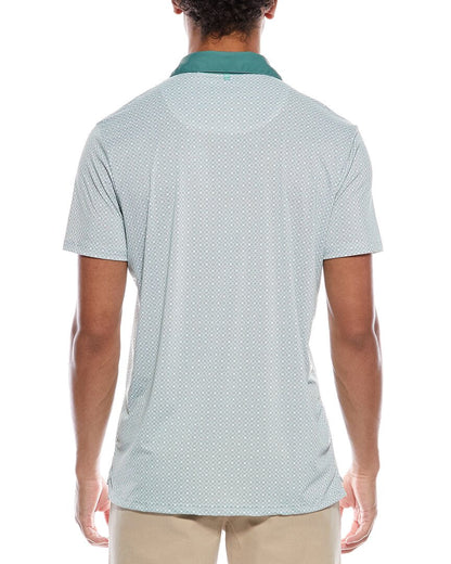 360 movement knit polo shirt