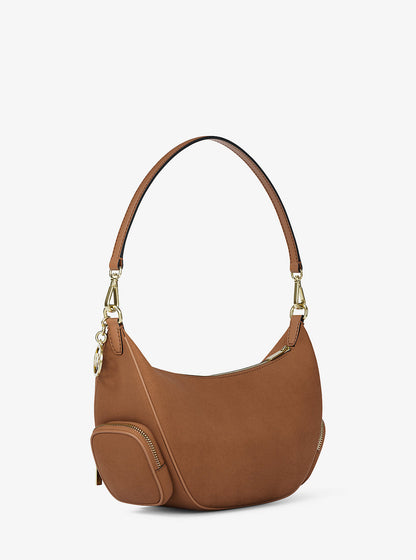 merritt medium suede convertible shoulder bag