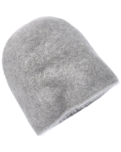 brushed slouch cashmere beanie
