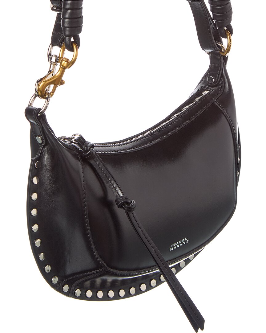 oskan moon leather hobo bag