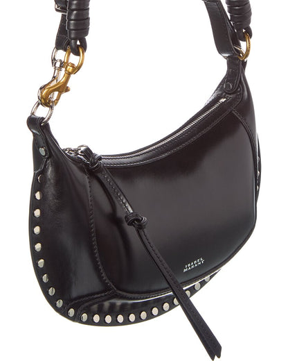 oskan moon leather hobo bag