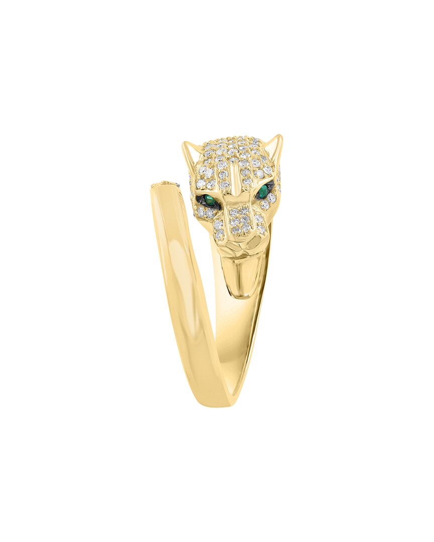 14k 0.97 ct. tw. diamond & ruby ring