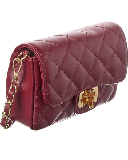 cinzia quilted leather crossbody
