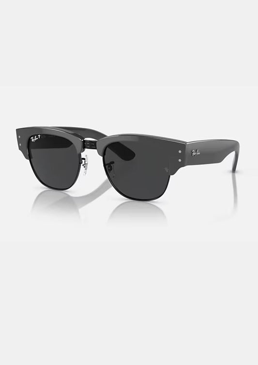 One Size - polished grey on black/black