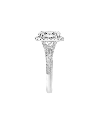 14k 2.46 ct. tw. lab-grown diamond ring