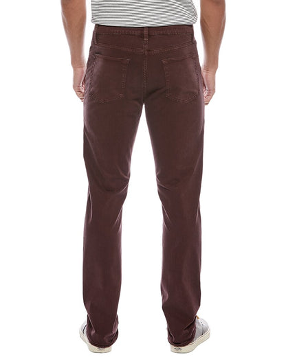 frame dark burgundy modern straight jean